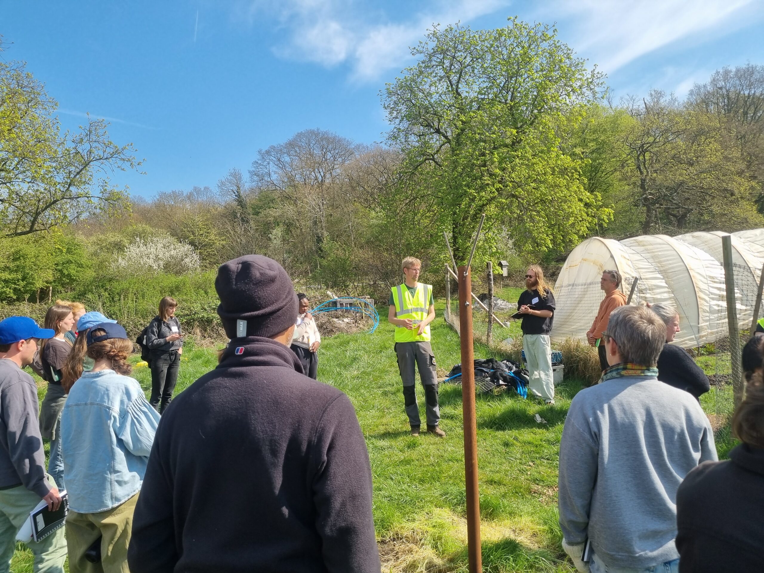 A site tour at OrganicLea